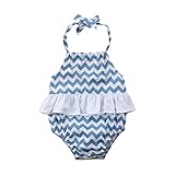 新生児幼児ベビーガールズの服夏の幼児キッズウェアストライプチュチュロンパージャンプスーツ服サンツィット (80)