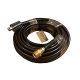 〈HOTEISON〉 リョービ 高圧洗浄機 延長 ホース 柔らかい 40MPa 60℃ M22めねじ (軸心15mm) × M22おねじ (内径15mm) 15M