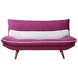 大川家具 5色から選べるランバーサポートバック2.5人掛けソファ ピンク SKT-0117 代引不可