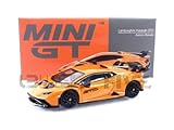 TrueScale Miniatures MINI GT 1/64 ランボルギーニ ウラカン STO ボレアリスオレンジ (左ハンドル) 完成品