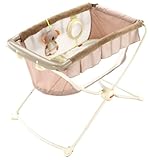 軽量で、折りたたみも楽々★デラックスロックンプレイポータブルバシネット　Fisher-Price社【並行輸入】