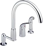 Peerless P88900LF Waterfall Single Handle Widespread Kitchen Faucet, Chrome [並行輸入品]