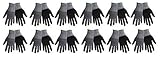Tsunami Grip 500NFT Nitrile Coated Work Gloves Sizes Small-XL, Gray/Black, (12 Pair Pack) (Medium) b