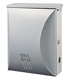 (レオン)LEON 郵便ポスト mail box デザイナーズ ポスト MB5207　シルバー
