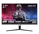 JAPANNEXT 27型IPS フルHDパネル搭載240Hz対応ゲーミングモニター JN-I27FR240 HDMI DP