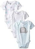 Petit Lem Baby-Boys Newborn 3 Pack Bodysuits A Elephant 3 Months [並行輸入品]