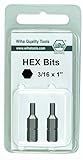 Wiha 71368 Wiha 71368 7/32 by 25mm Hex Inch Insert Bit, 2-Pack [並行輸入品]
