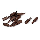 uxcell ドライバービット　エア工具用ドライバービット　スパナ　プラスチック製ケース　25mm長さ 4mmヒントサイズ　 12個入り