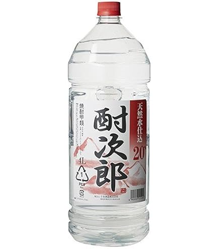 Amazon.co.jp: 甲類焼酎 一風 25度 4000ml 4L ペット 3本 焼酎 美峰