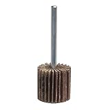 Merit Micro Mini Grind-O-Flex Abrasive Flap Wheel, Round Shank, Aluminum Oxide, 5/8" Dia., 5/8" Face