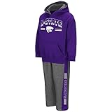 幼児用NCAA Kansas State Wildcats Boys Punter Fleece Hoodie andスウェットパンツセット(チームカラー)
