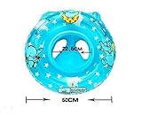 LIWEIKE®　乳幼児　浮き輪 インフレート水泳 水泳圏 漂座船 池浴 安全 (ブルー)