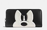 ディズニー 財布 Coach X Disney Mickey Accordion Zip Wallet Glovetanned [並行輸入品]