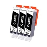 BCI-381XL BCI-380XL 互換インク キヤノン(canon)用 BCI-381XL/380XL BCI-380XLPGBK ブラック 3個 対応機種:PIXUS TS6130 TS6230 TS6330 TS7430 TS7330 TR7530 TR8530 TR8630 TR9530 TR703 TS8130 TS8230 TS8330 TS8430 【残量表示対応/大容量】