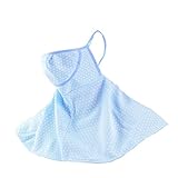 MIRACLE UVマスク フェイス ガード 紫外線カット 日焼け 防止 スポーツ ゴルフ 農作業 アウトドア (ブルー) MC-KOZ003-BL