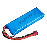 ハイテック WLtoys 7.4V 2200mAh Li-Po T型(Explorer/MATCH) 日本正規品 RCカー用 スペアパーツ ラジコン バギー ドリフト 1/10 1/12 WLC-1652