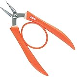 アネックス(ANEX) ステンレス製 精密ラバーグリップ ヤットコ 135mm 片丸タイプ 6本組 No.252
