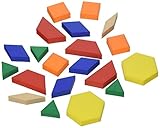 School Smart Plastic Pattern Blocks - Set of 250 - Assorted Colors [並行輸入品]