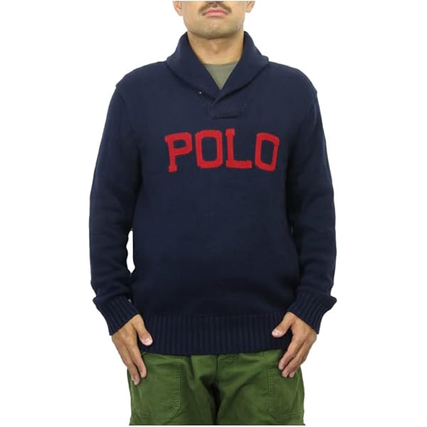 ポロラルフローレン ポロベア ニット セーター ネイビー ラグビー 楽天市場】ポロ ラルフローレン メンズ ポロベアー クルーネック