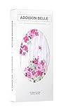 100% Organic Muslin Swaddle Blanket by ADDISON BELLE - Oversized 47 inches x 47 inches - Best Baby S