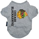 NHL Chicago BlackhawksペットTシャツ S ブラック
