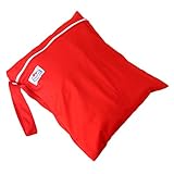 Lovoski 可愛い マザーズバッグ　おむつ バッグ　防水　ジッパーバッグ　赤