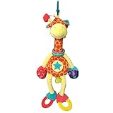 Plush Giraffe Animal、YKSベビーPlush Toy Developmentalインタラクティブおもちゃ幼児赤ちゃん開発ソフトキリン動物Handbells Rat