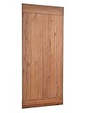 36 " x84 " Natural Wood Knotty Alder Primedソリッドバーンコア内部ドアスライド