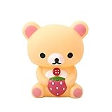 Baidecor PPイエローBear Strawberry Money Box Piggy Bank