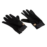 Perfk グローブ 乗馬手袋 滑り止め 馬術手袋 厚手 ジョギング 登山 運転 撮影　全4サイズ - ブラック, XL