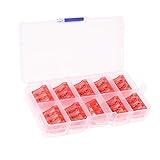 B Baosity 電気ケーブルコネクタ　3極　ワイヤー端子　クリアケース付　VSE-103DCH