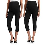 Rumor Has It Maternity Over The Belly Capri Cropサポートレギンス US サイズ: L カラー: ブラック