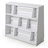 本棚 マンガ収納 スライド＆ディスプレイ ブックエンド 木製 リアル木目 幅90 下段 単品 ホワイト