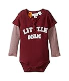 [パンプキン パッチ] Pumpkin Patch Kids ボーイズ Double Sleeve Bodysuit (Infant) ワンピース Zinfandel 0-3 Months [並行輸入