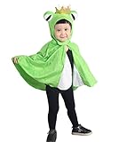 ファンタジーワールドan80ハロウィンFrog King cape-costume for Children 2t