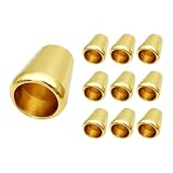 ループエンド 紐止め金具 紐 先端 金具 留め具 (ゴールド, 10個) ND-0461-R01-GD-10