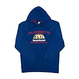 Denver Nuggetsマジェスティックブルージャンプオフパフォーマンスフリースパーカー L