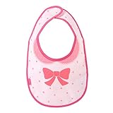 ミキハウス ホットビスケッツ(MIKIHOUSE HOT BISCUITS) 防水素材使用☆丸襟&リボン プリントスタイ 70-2946-785 ピンク