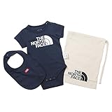 ノースフェイス THE NORTH FACE S/S Rompers & Bib ロンパース スタイ 赤ちゃん コズミックブルー / 80サイズ