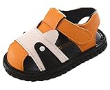 C-Princess ベビー サンダル ビーサン ファーストシューズ つま先保護 子供 キッズ 赤ちゃん 靴 男の子 女の子 夏 かわいい カジュアル イエロー 11.5cm