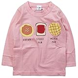 【秋冬春対応】 CHEEK ROOM(チイクルーム) 製品洗い加工済み42/2天竺パン長袖Tシャツ 90cm/PK NO.B-480268