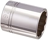 Williams STM-1226 1/2 Drive Shallow Socket, 12 Point, 26mm [並行輸入品]