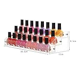 XL® ネイルポリッシュディスプレイラック収納ボックスマニキュアショップではアクリルラックラックが表示XFL335釘をマウント表示します (4)