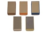 大理石用ダイヤモンドハンド研磨パッド CZHZL-10 5個セット(#400 #800 # 1800 # 3500 #7000)