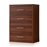 ワイエムワールド 4段チェスト 組合せ自在 ディスプレイラック 6Beeシリーズ 【カラー：ウォールナット】 00-HN-4CHEST