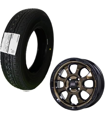 Amazon | ホットスタッフ タイヤホイールSET 4本【BS W300 145/80R12