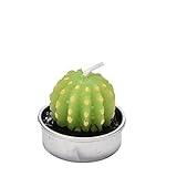6 ピース/セット人工グリーン植物サボテン ブドウ キャンドル装飾最小サボテン キャンドル用誕生日結婚式の装飾キャンドル-C1