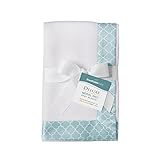 BreathableBaby Deluxe Modal Moroccan Design Knit Baby Blanket, Seafoam by BreathableBaby