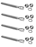 ( 4 ) TripばねEye Bolts 90493 09124 for MeyerダイヤモンドWestern Snowplow Plow by The Rop Shop