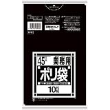 日本サニパック:サニパック N-42Nシリーズ45L黒 10枚 N-42-BK 型式:N-42-BK（1セット:10枚入）
